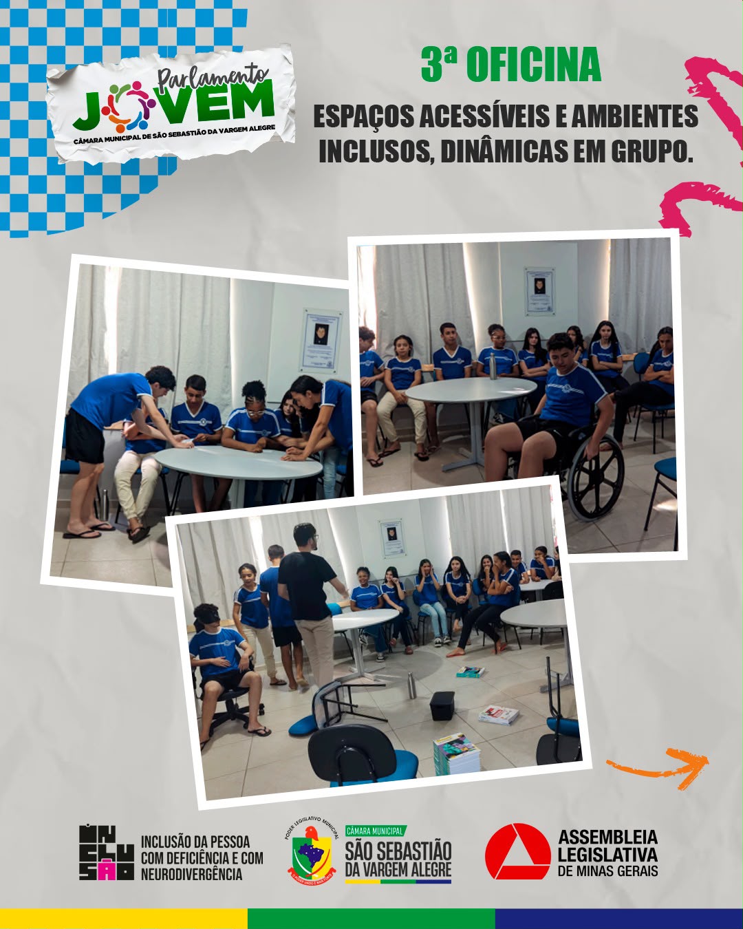 3ª Oficina - Espaços acessíveis e ambientes inclusos