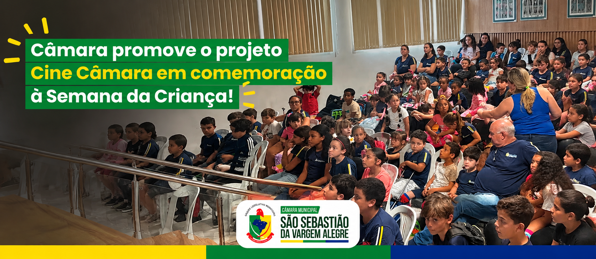 Câmara Municipal promove Cine na Câmara durante a Semana das Crianças